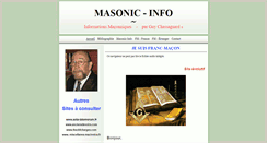 Desktop Screenshot of masonic-info.com